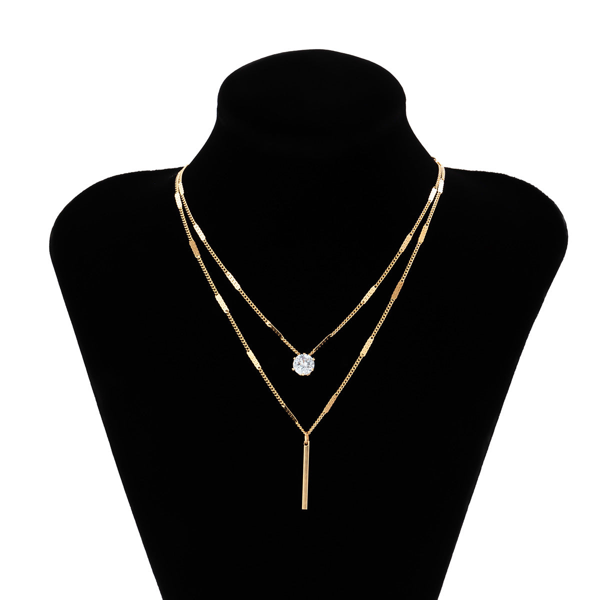 Double-Heart Pendant Necklace from Vienna Verve Collection