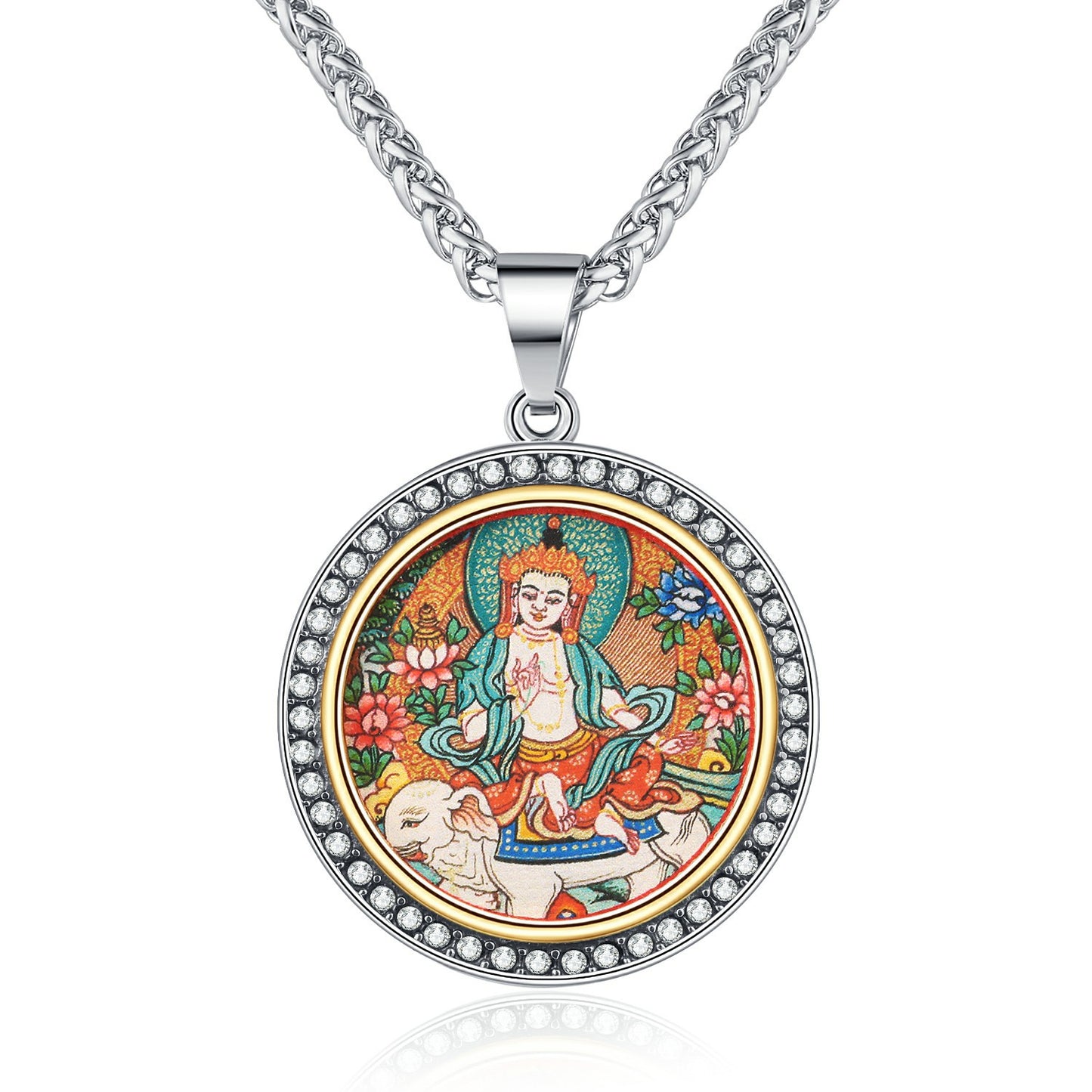 Zircon Necklace – Vintage Zodiac Sign Jewelry