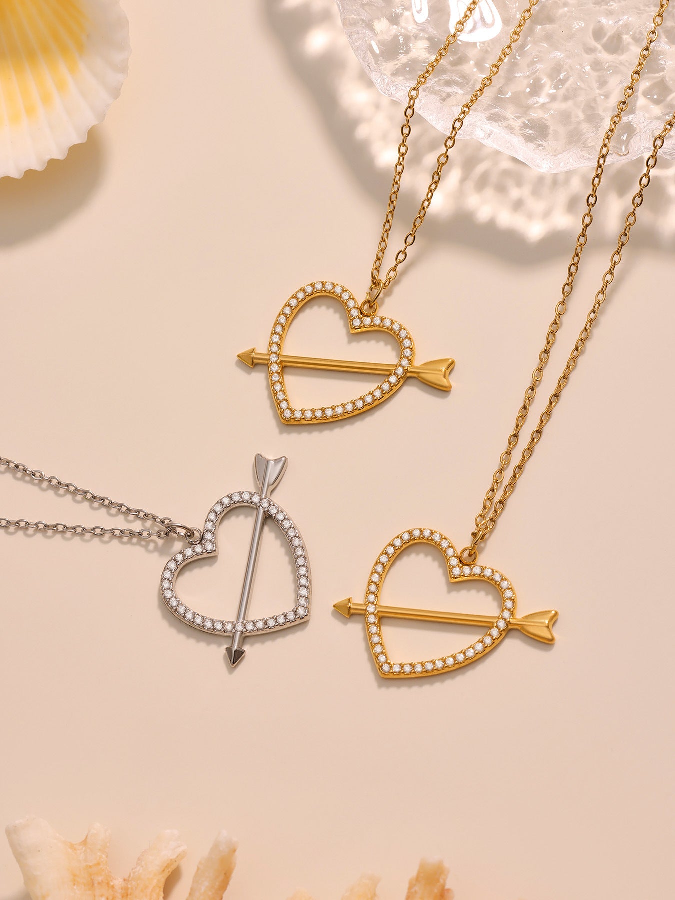 Planderful Collarbone Necklace Arrow Pendant For Women