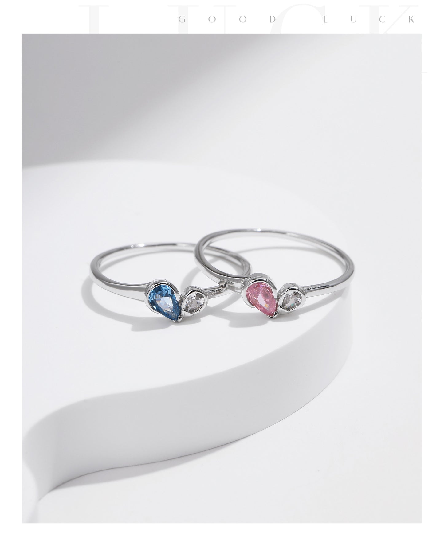 Planderful Gala Fireworks Jewelry Set – Versatile Mini Earrings and Ring with Multi-Color Zircon