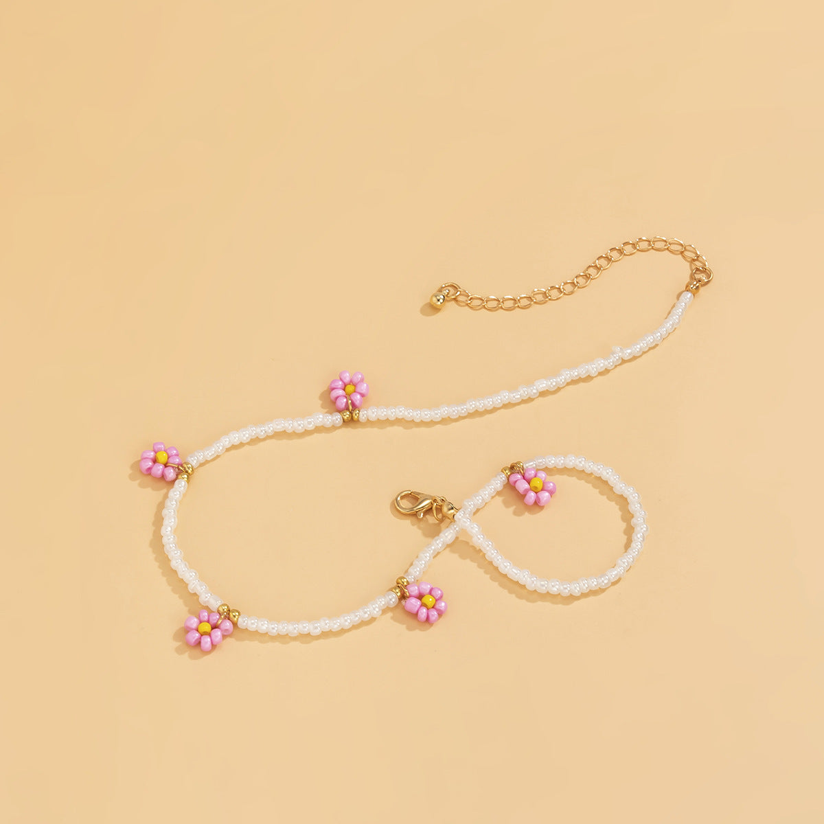 Planderful Vienna Verve Daisy Fringe Collarbone Necklace For Women Elegant Holiday Style