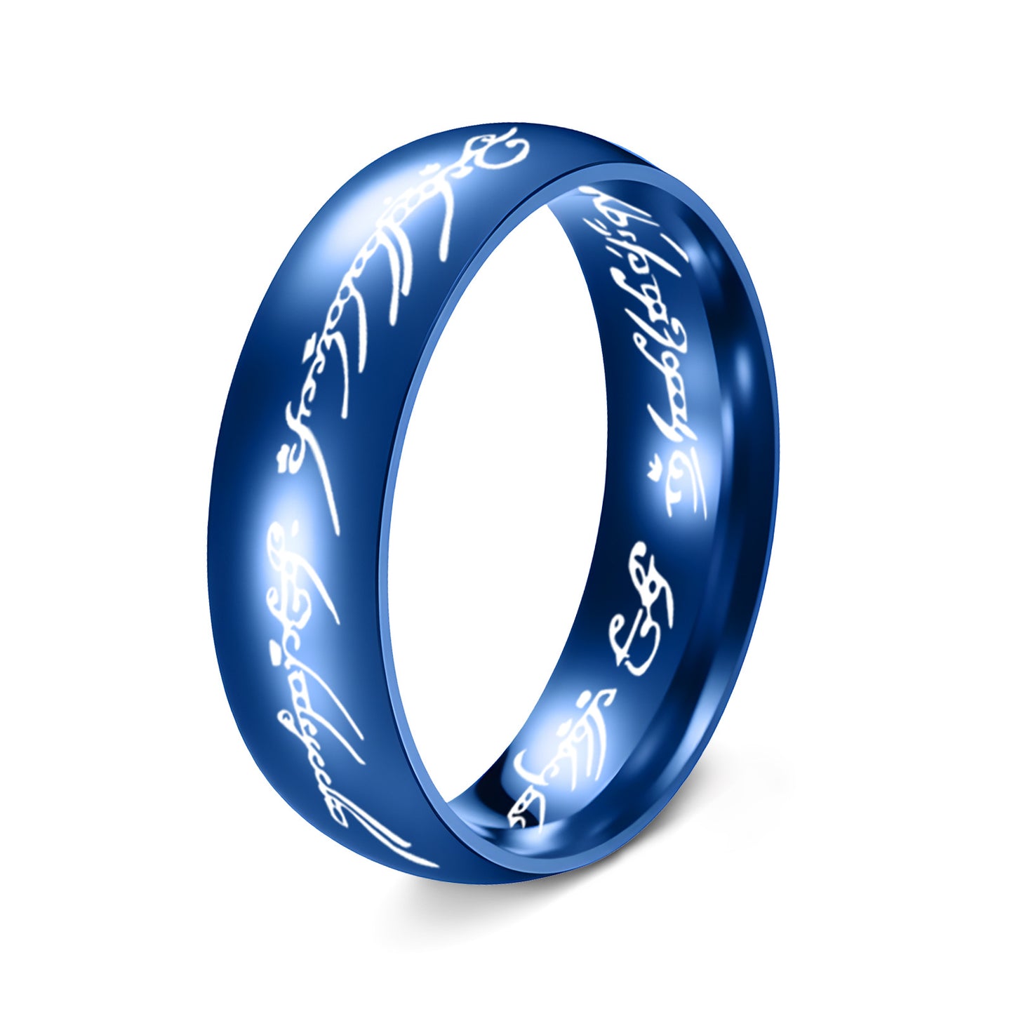 Stainless Steel Lord Of The Rings Ring By Planderful For Him And Her Unisex Bold Durable Jewelry