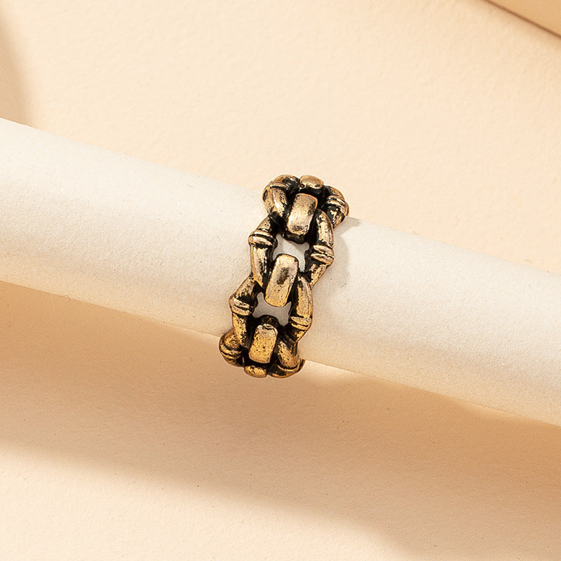 Vintage Vienna Verve Metal Ring - Wholesale Female Hand Jewelry