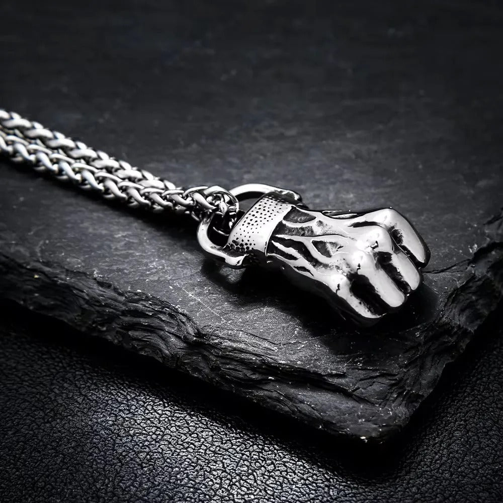 Punk Viking Stainless Steel Pendant Necklace