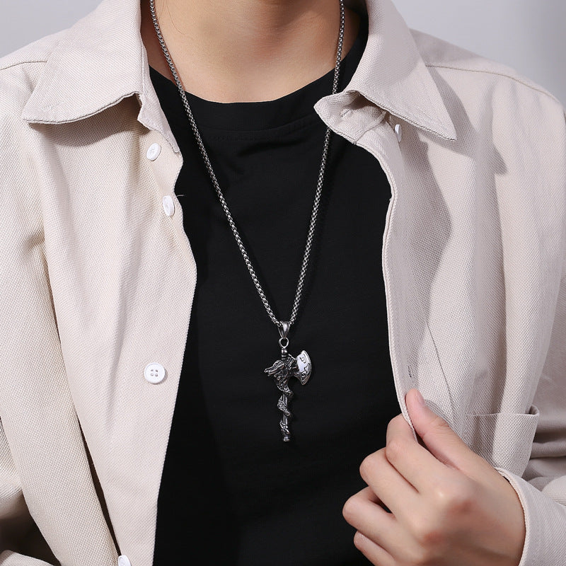 Stainless Steel Necklace – Vintage For Men