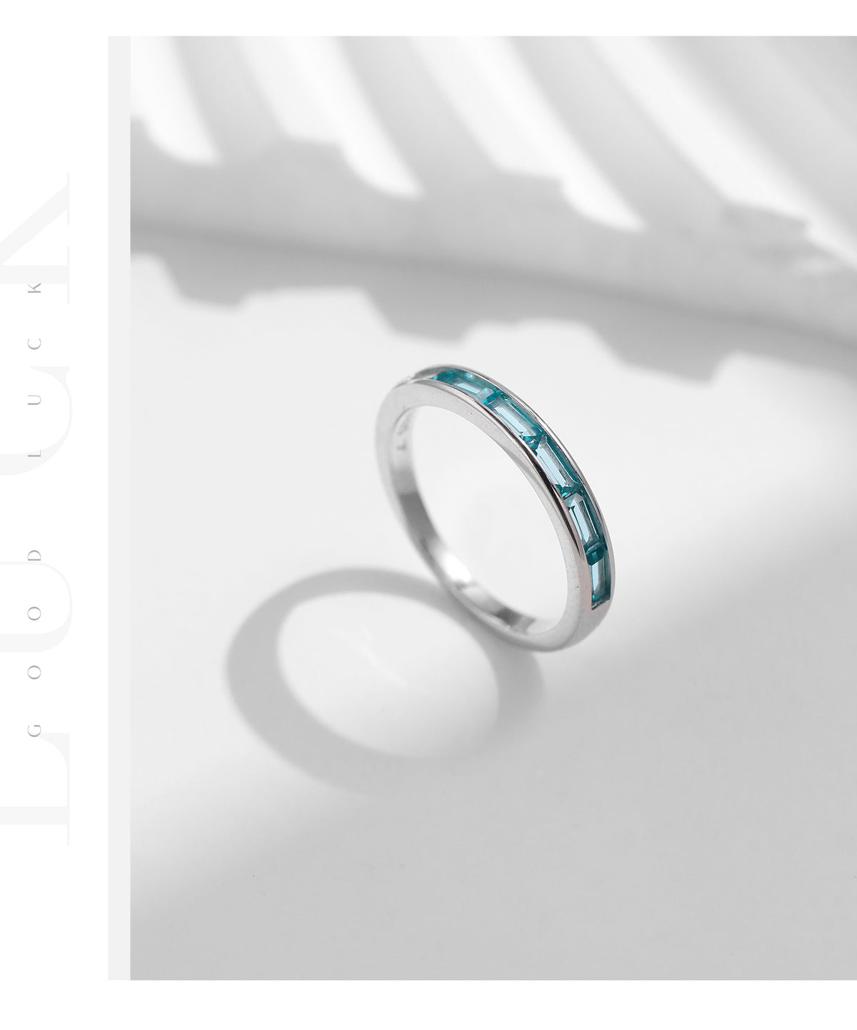 925 Sterling Silver Sunflower Floral Paraiba-Color Zircon Ring
