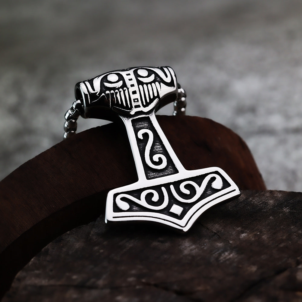 Cross-Border Nordic Viking Pendant Stainless Steel Jewelry