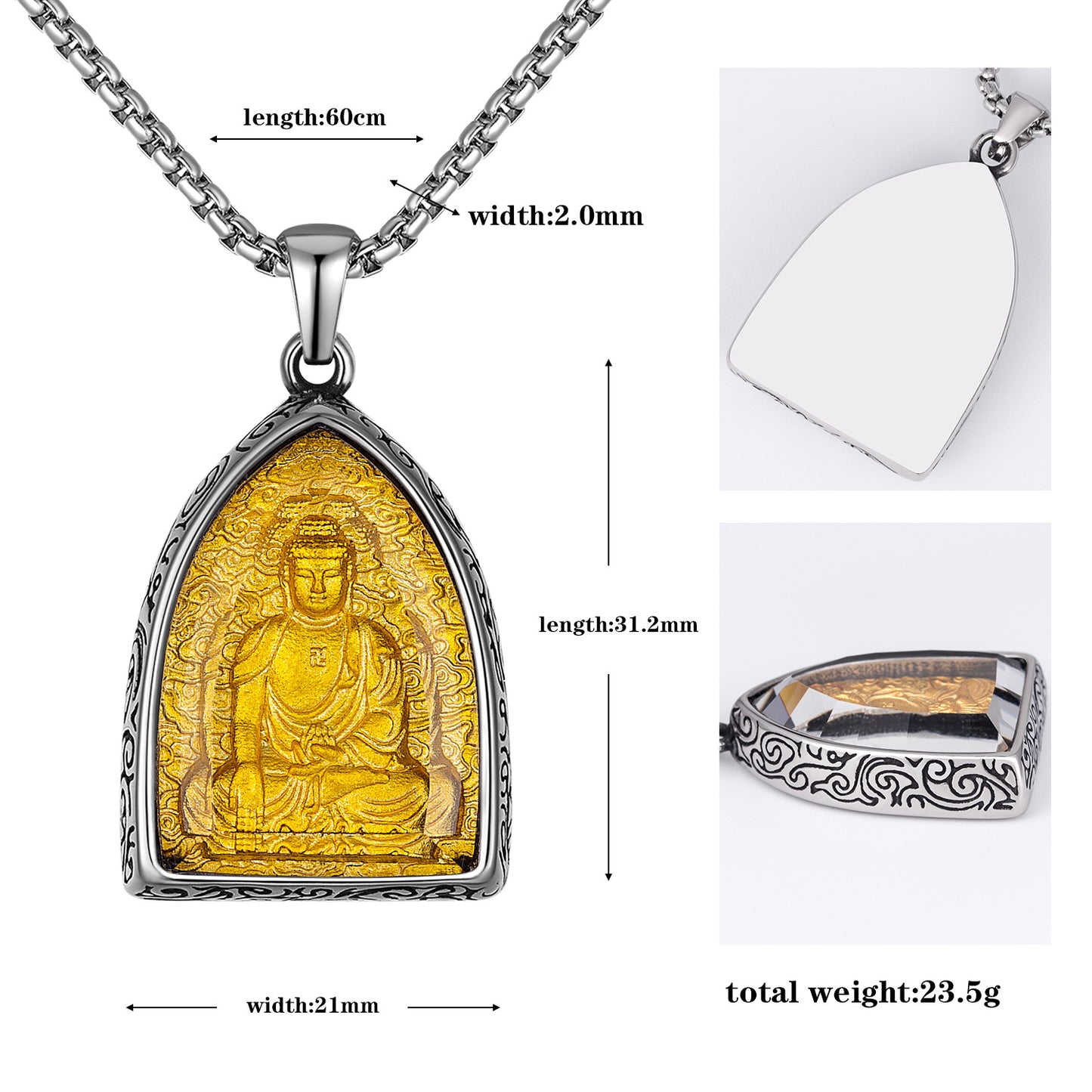 Steel Necklace – Vintage Everyday Wear