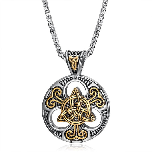 Viking Celtic Knot Stainless Steel Necklace By Planderful Everyday Genie For Men Gift