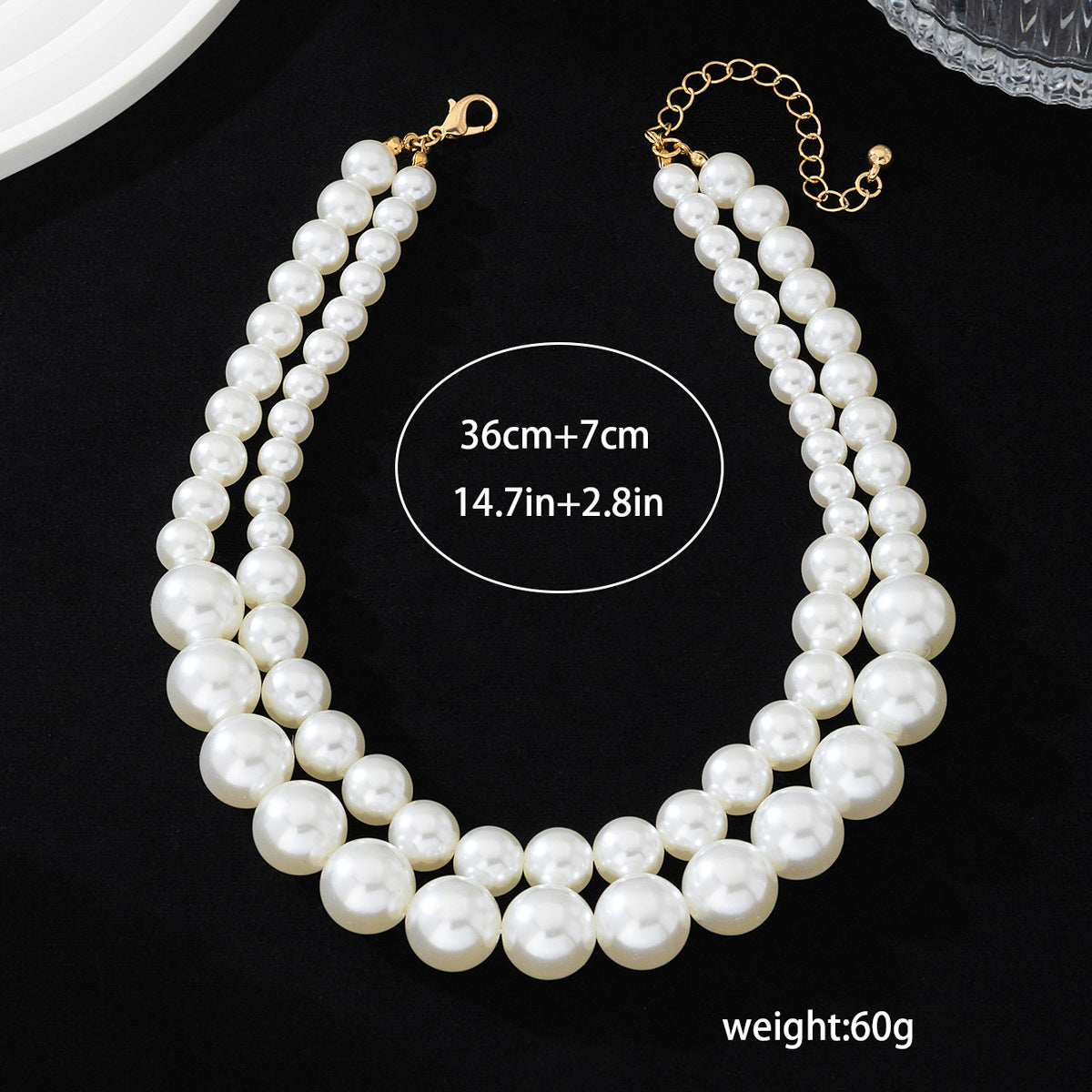 Planderful Vienna Verve Necklace – Elegant Double-Layered Design