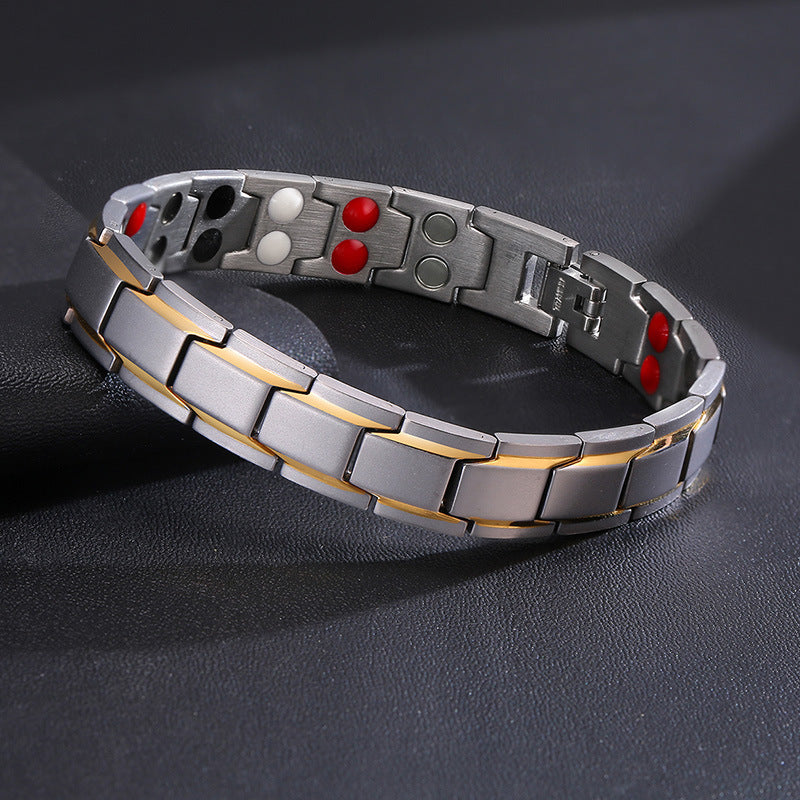 Titanium Magnetic Bracelet Men's Four-in-One Metal Jewelry
