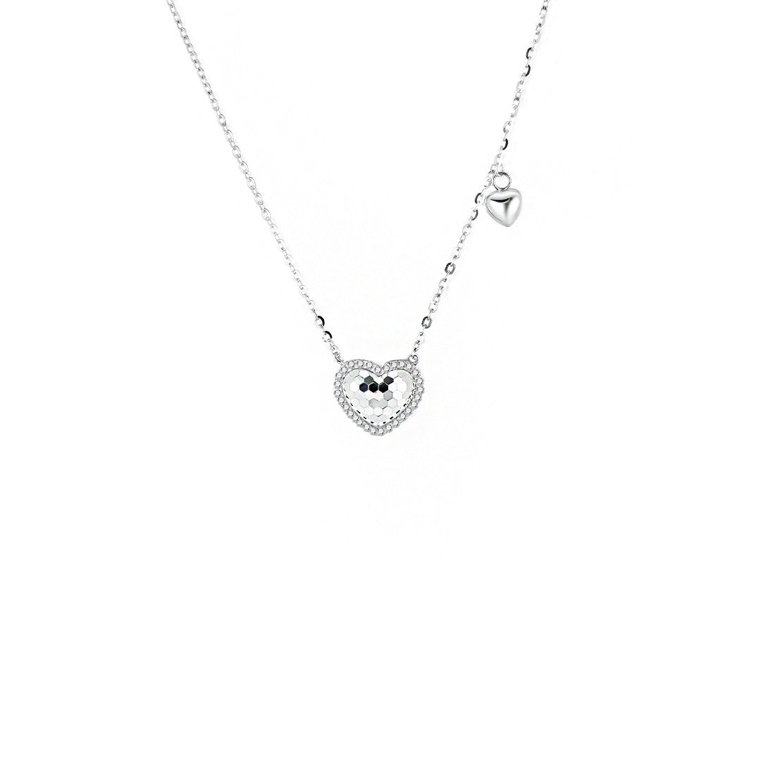 S925 Sterling Silver Crushed Ice Necklace
