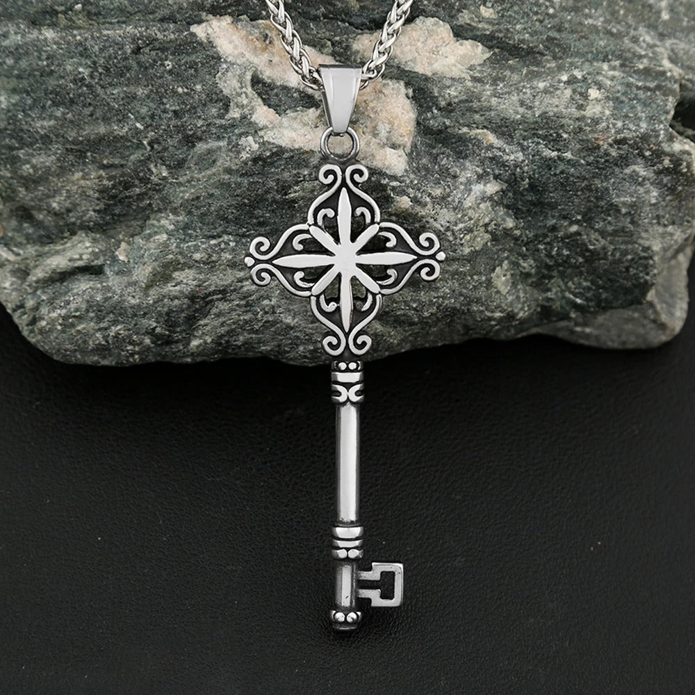 Punk Trendy Stainless Steel Men's Pendant Necklace