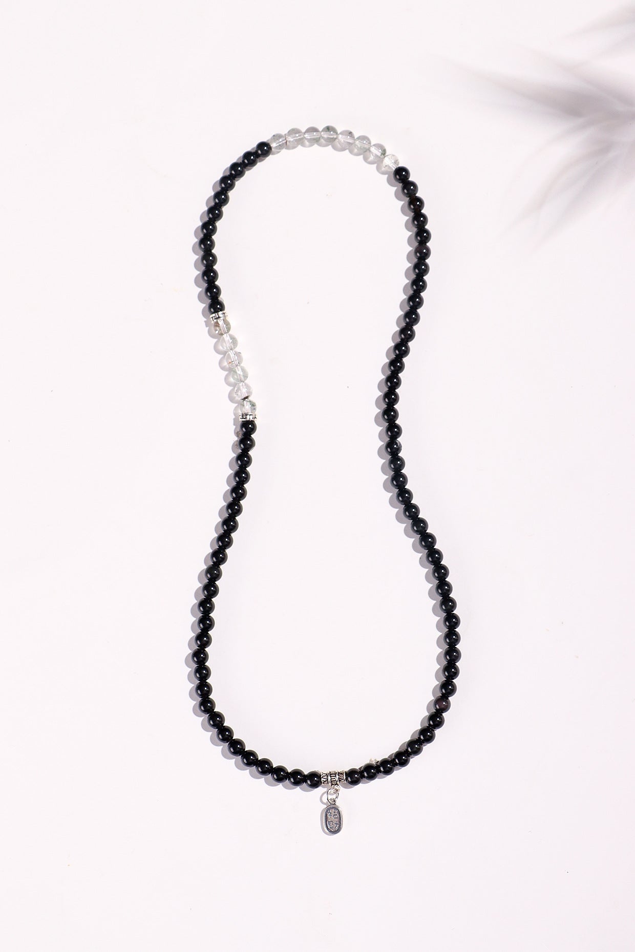 Planderful Fortune's Favor Bracelet – Versatile Obsidian and Green Ghost Crystal Design