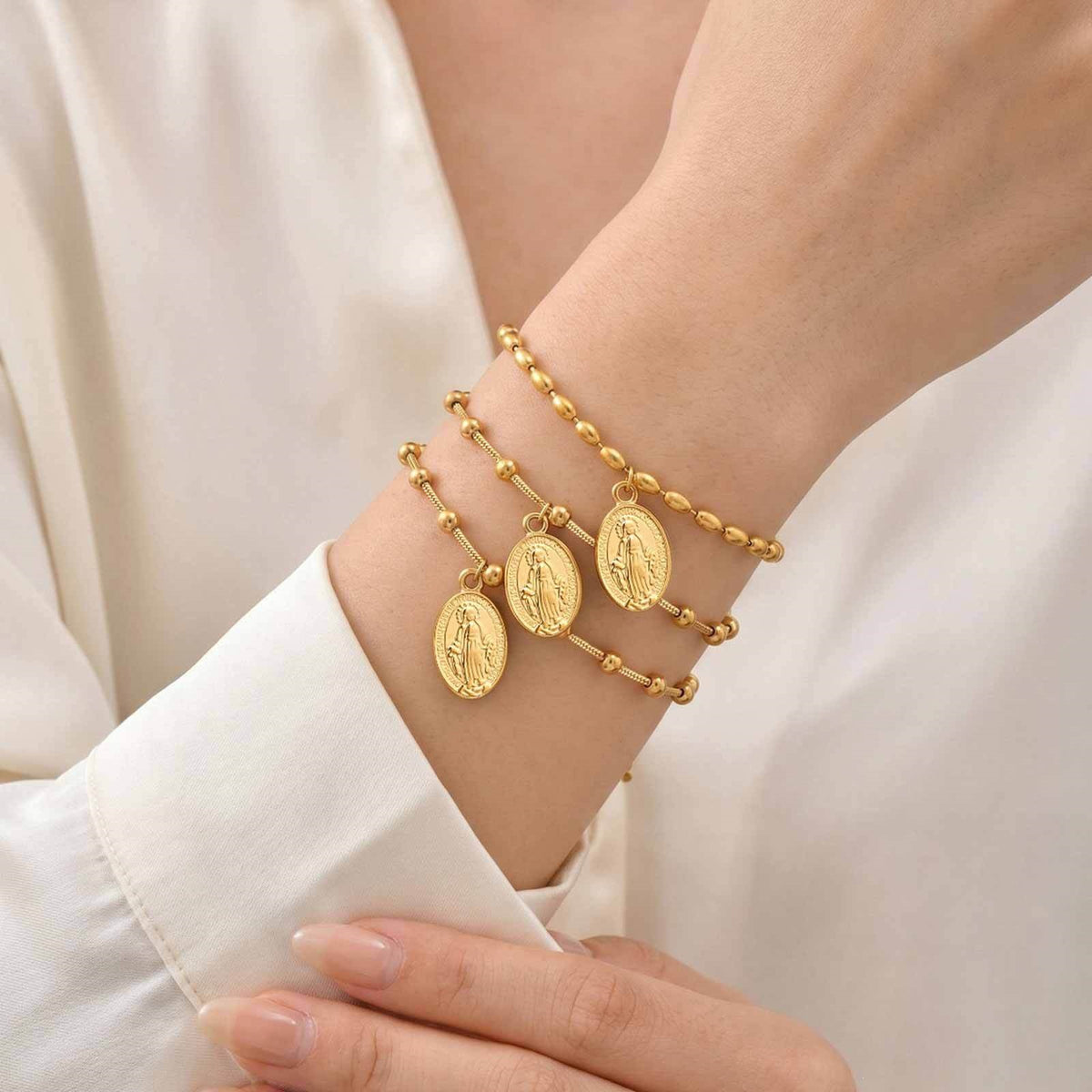 Cross Stainless Steel Bracelet