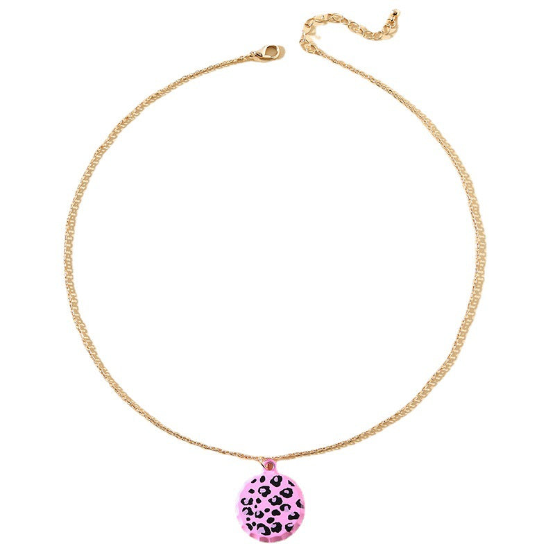 Korean Internet Celebrity Inspired Baking Paint Bottle Cap Necklace - Vienna Verve Collection