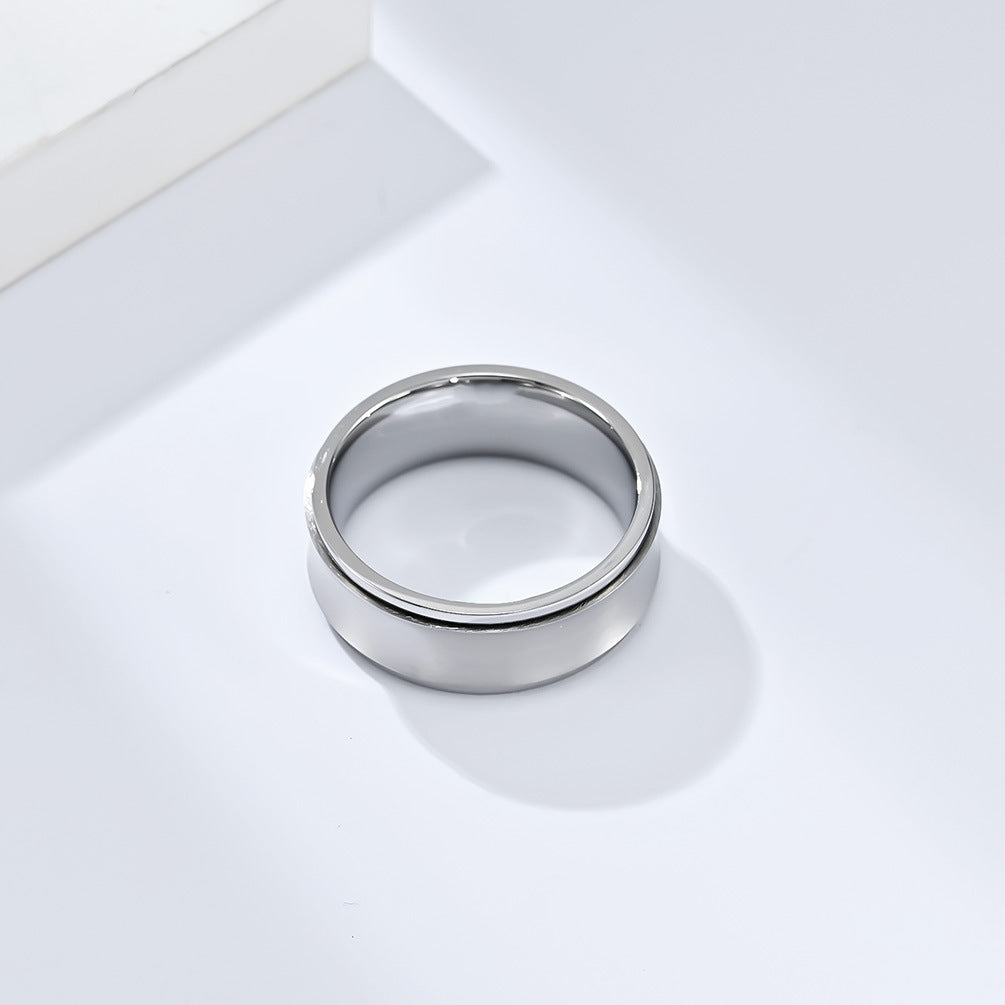 INS Cold Wind Titanium Steel Rotating Ring for Anxiety Relief