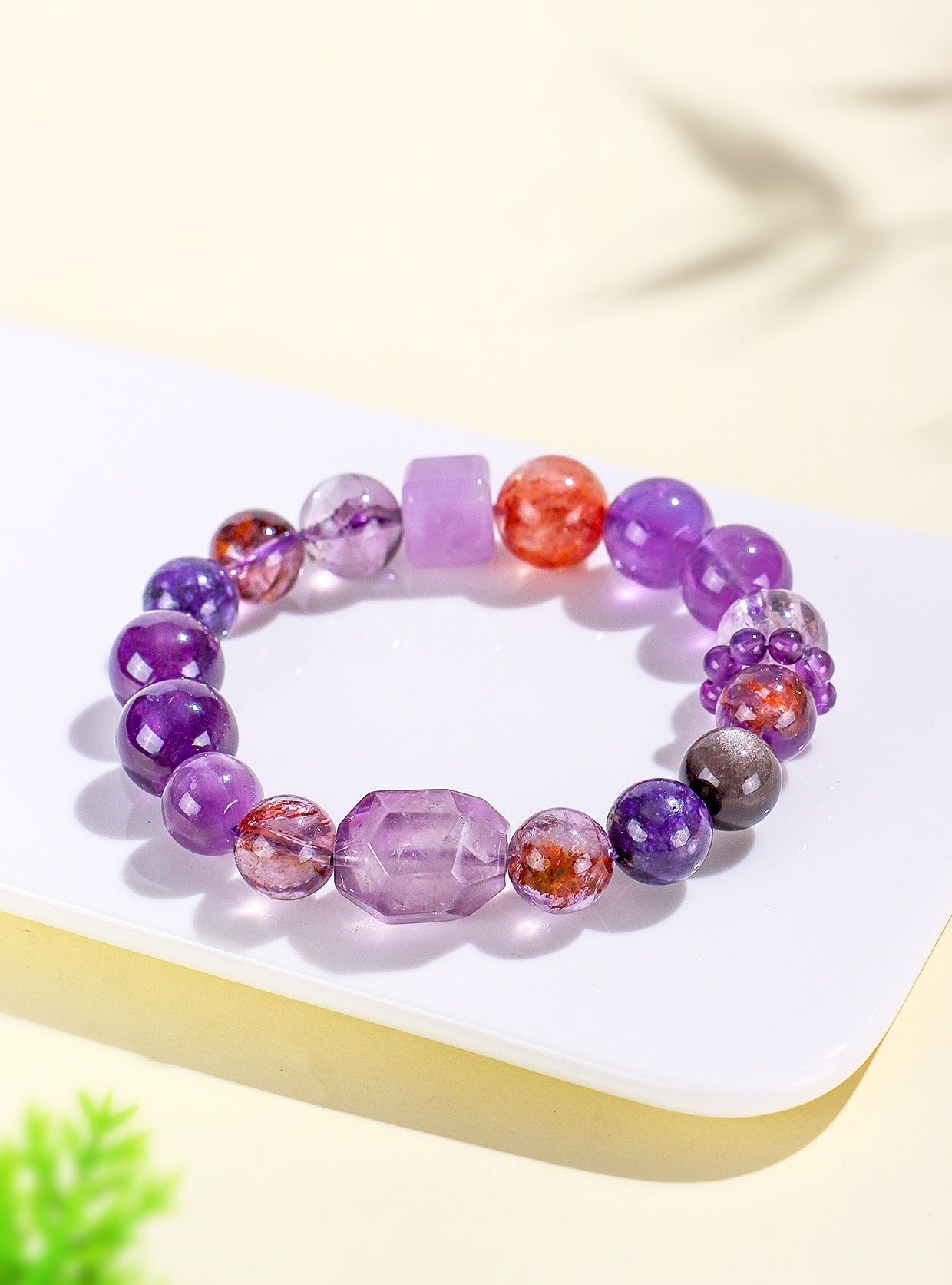 Planderful Fortune's Favor Bracelet – Elegant Multi-Treasure Amethyst Design