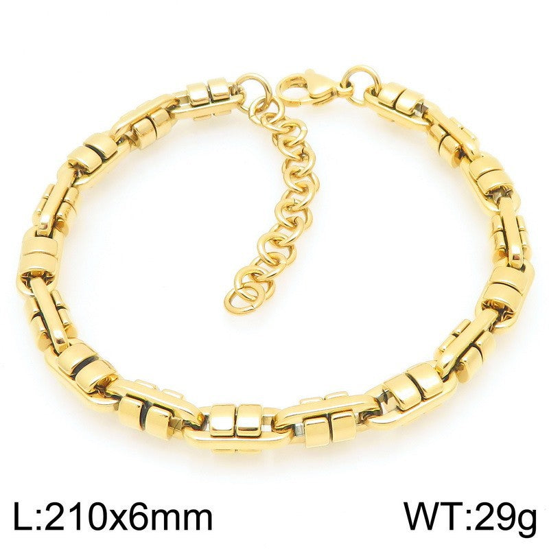 Planderful Personalized Hip Hop Transfer Bracelet For Men