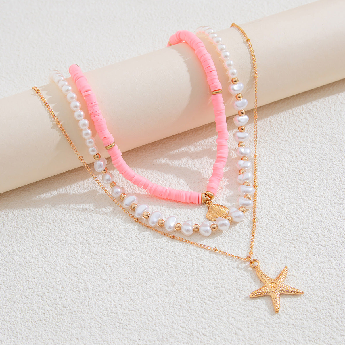 Planderful Vienna Verve Necklace – Fashionable Irregular Shell Design