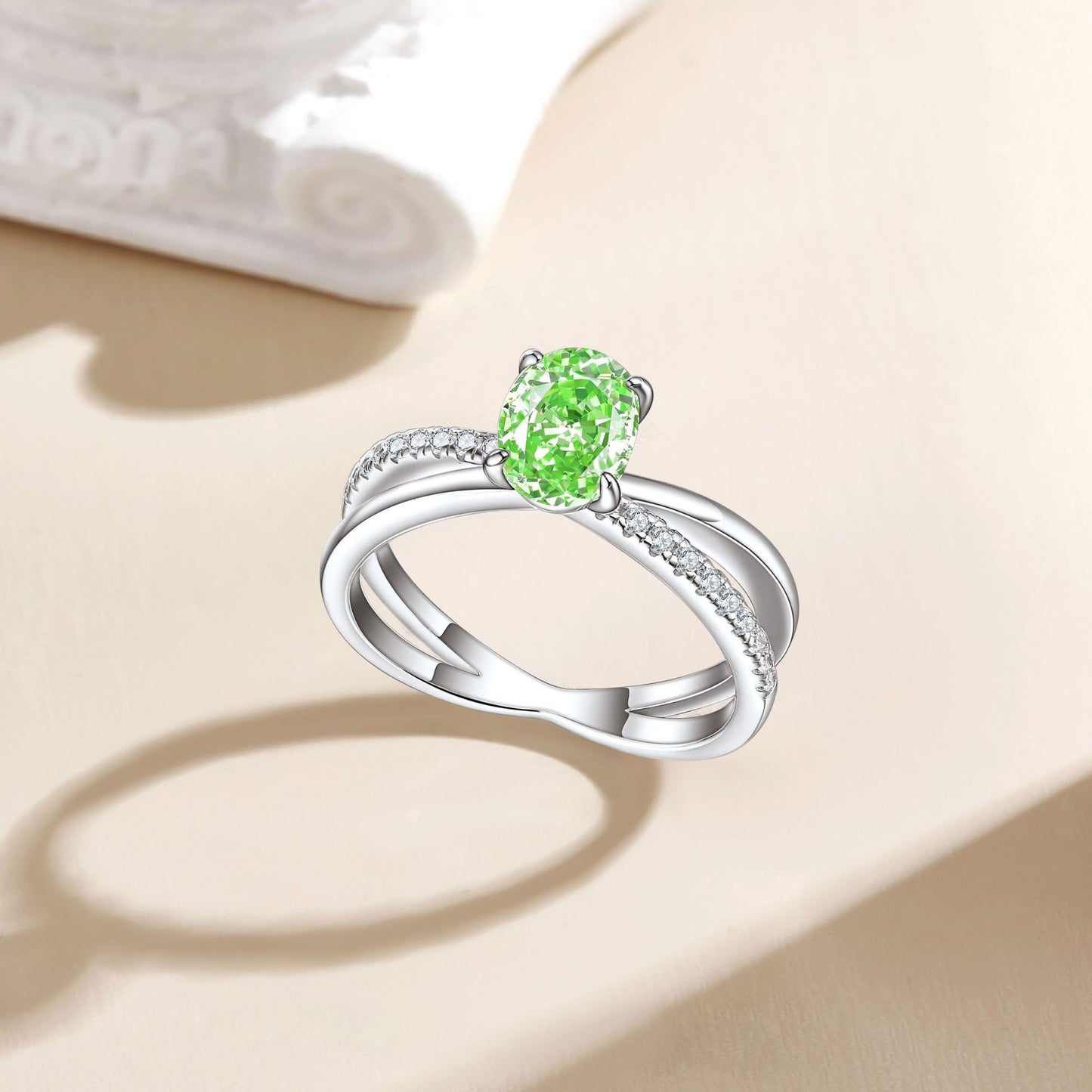 Premium 925 Sterling Silver 1.5ct Flame Ice Flower Cut Ring