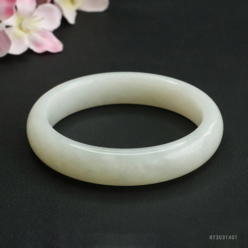 Hetian White Jade Bangle
