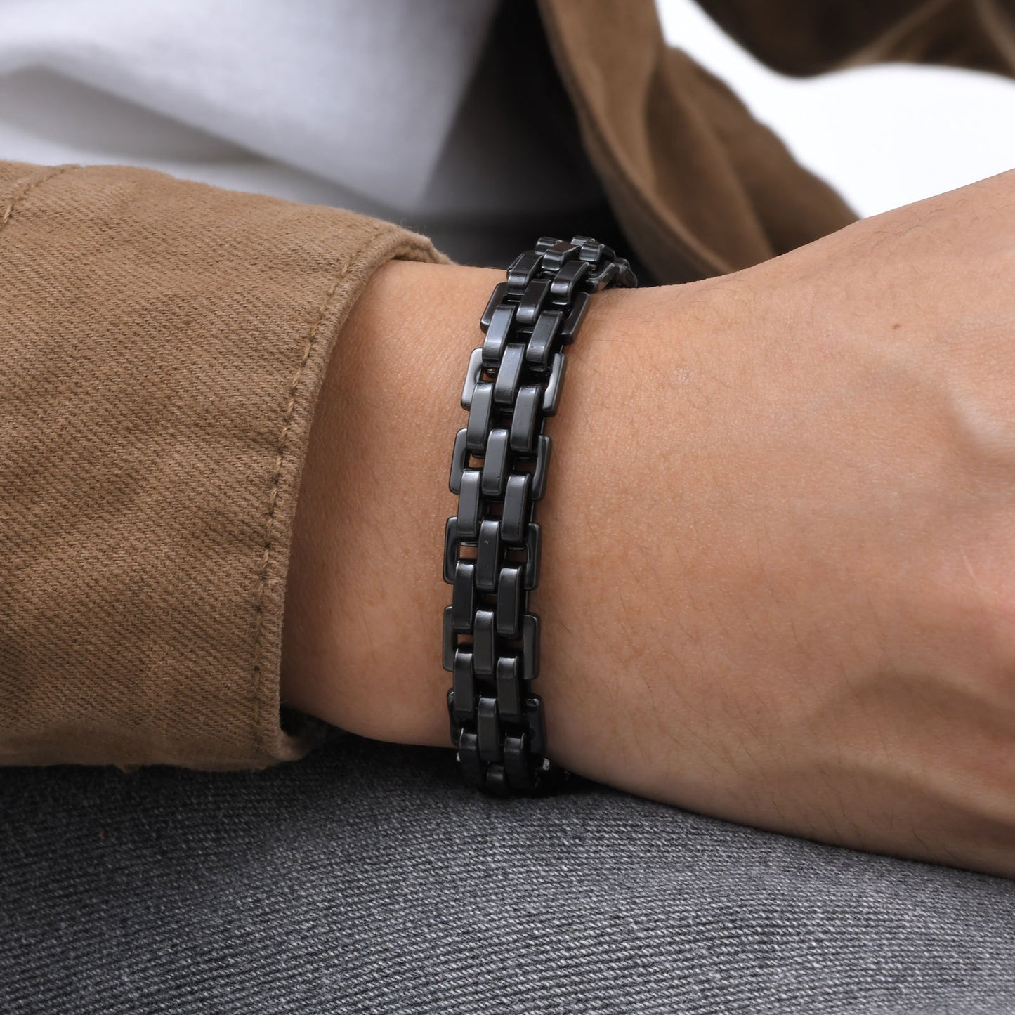 Planderful Mens Stainless Steel Bracelet Exquisite Everyday