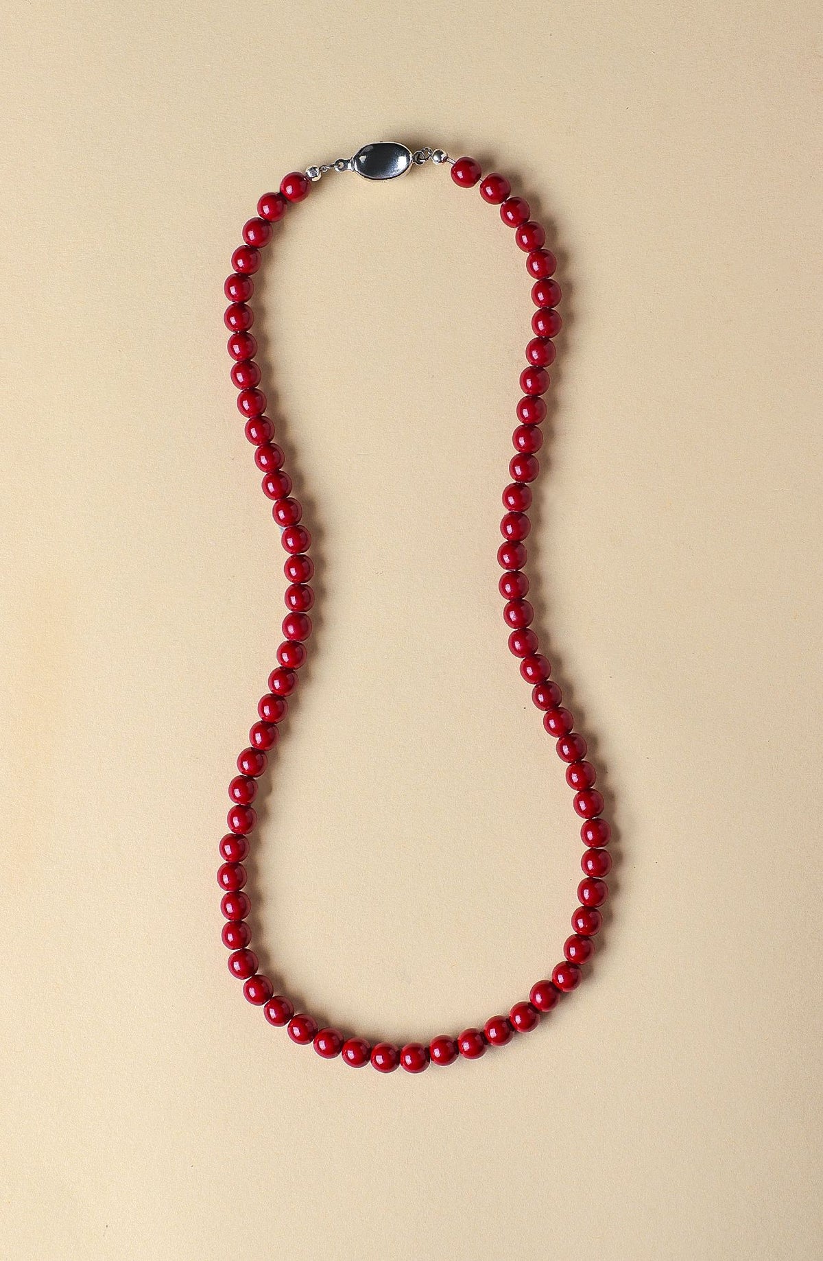 6 mm Purple-Gold Sand Necklace