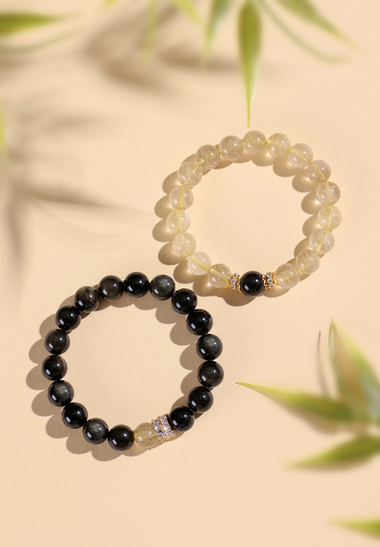 Planderful Fortune's Favor Bracelets – Elegant Crystal Beaded Design