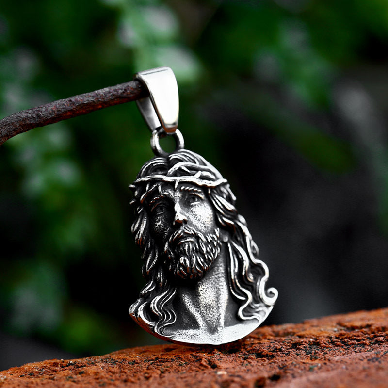 Stylish Titanium Steel Pendant for Men - Vintage European and American Hipster Jewelry Wholesale