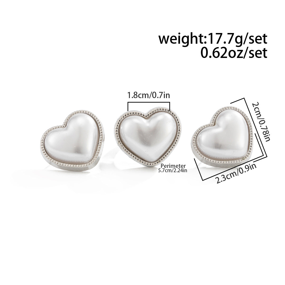 Imitation Pearl Ring And Earrings Set By Planderful Vienna Verve For Women, Elegant Everyday Jewelry
