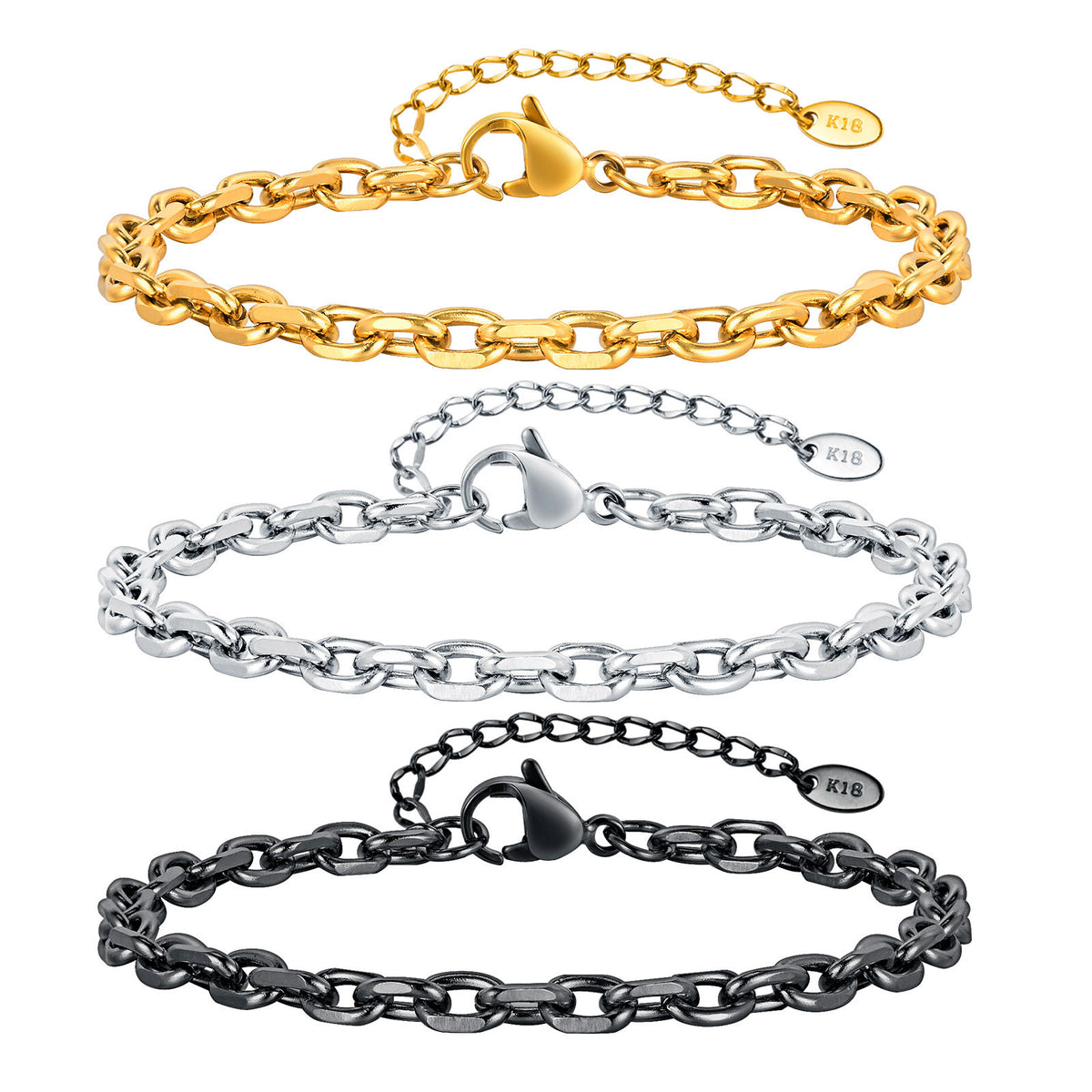 Minimalist Vintage Stainless Steel Bracelet for Women
