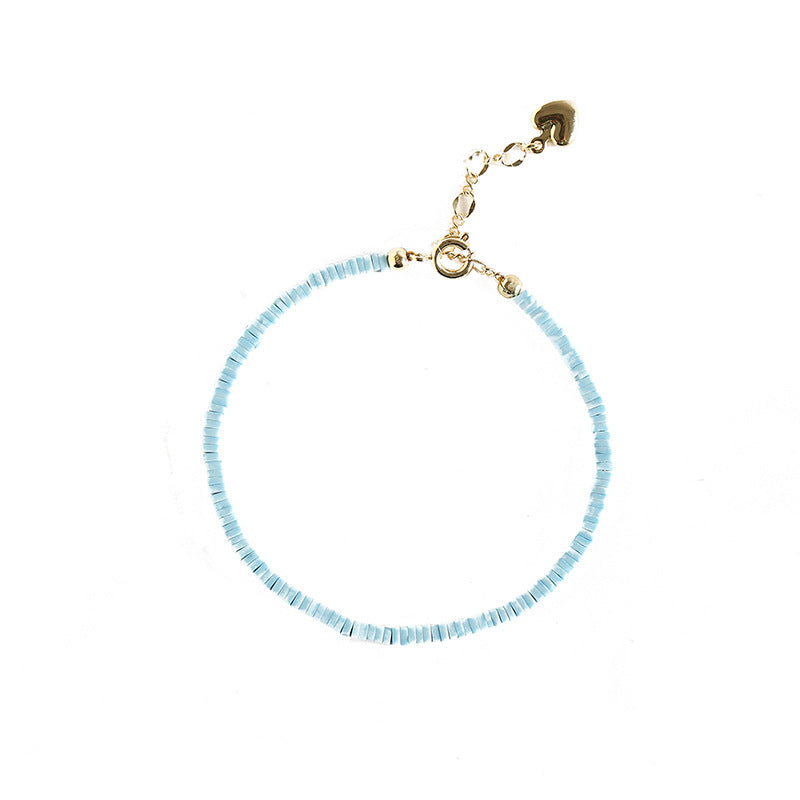 Fine Turquoise Gold-Tone Bracelet
