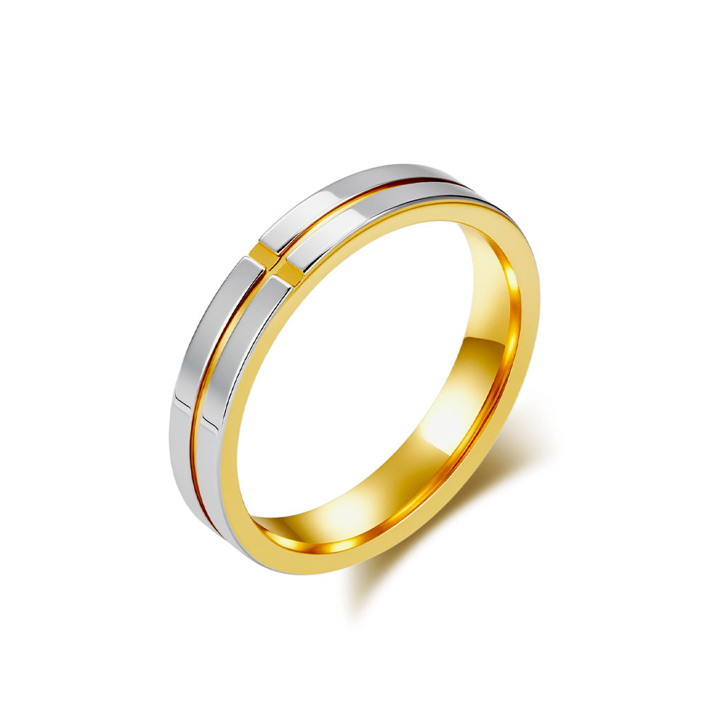 Planderful Titanium Steel Cross Ring Unisex Jewelry Premium Everyday Genie Collection