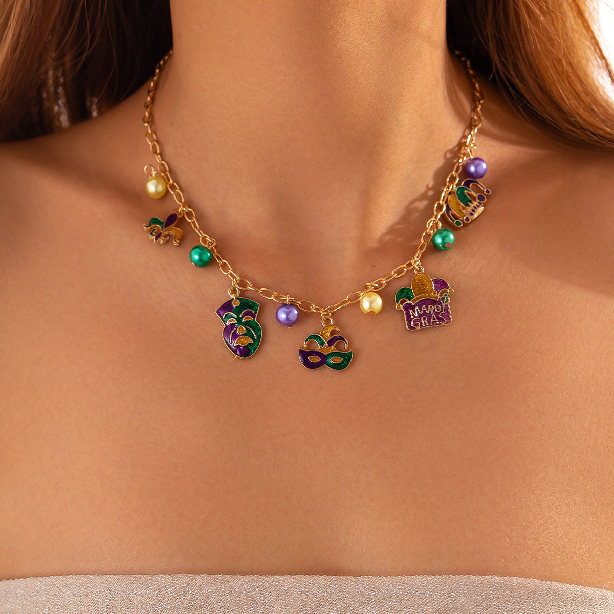 Planderful Vienna Verve Necklace – Elegant Multi-Fringed Design