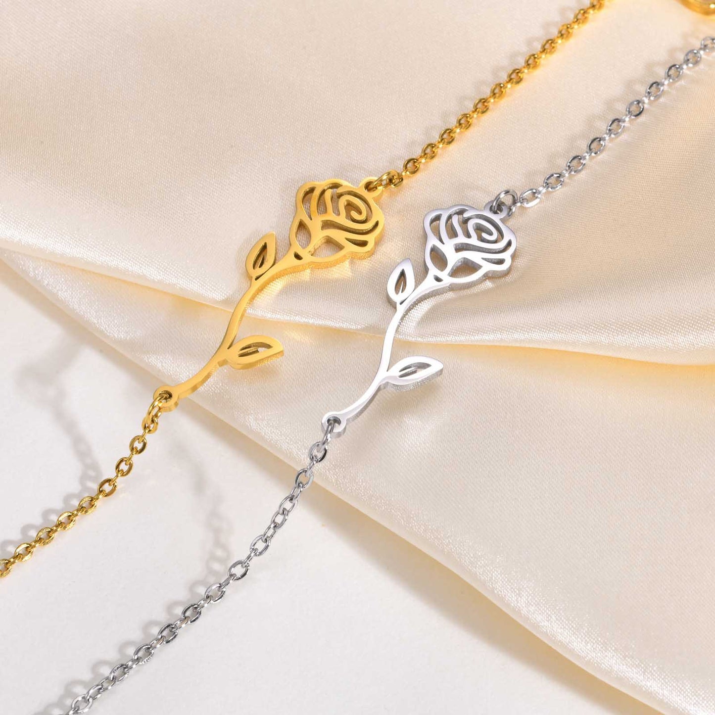 European And American Cross-Border Jewelry Rose Bracelet