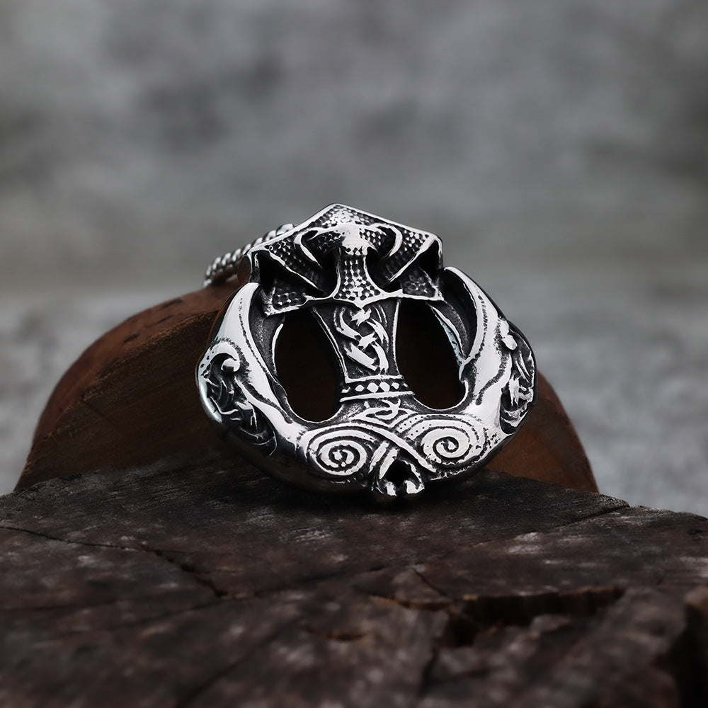 European And American Style Viking Pendant Necklace Jewelry For Men