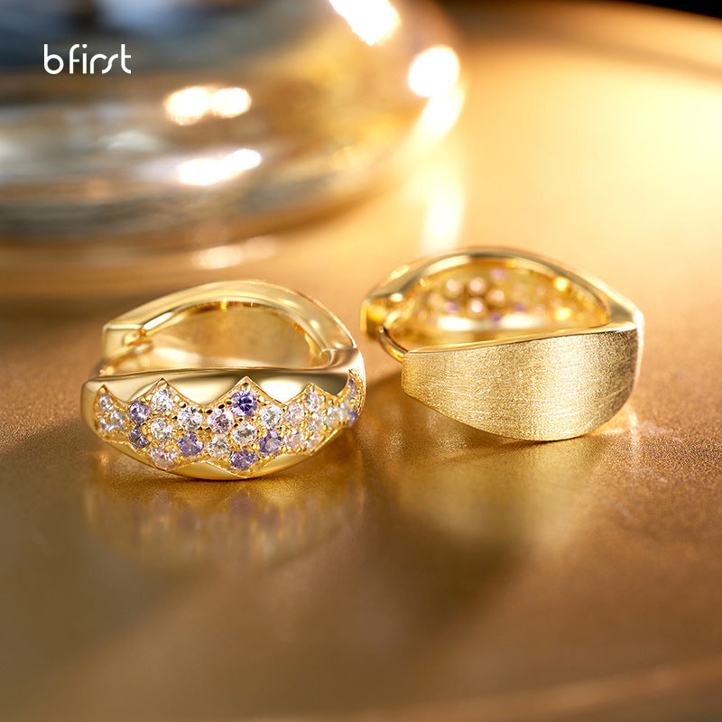 Planderful S925 Sterling Silver Earrings Zircon Women