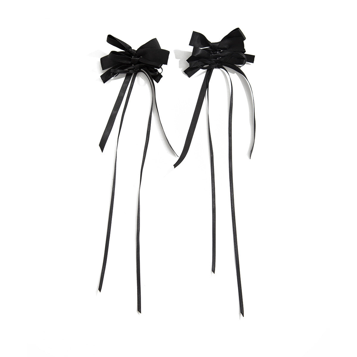 Planderful Bow Earrings Vienna Verve Four Layer Ribbon Long Streamer Statement For Women