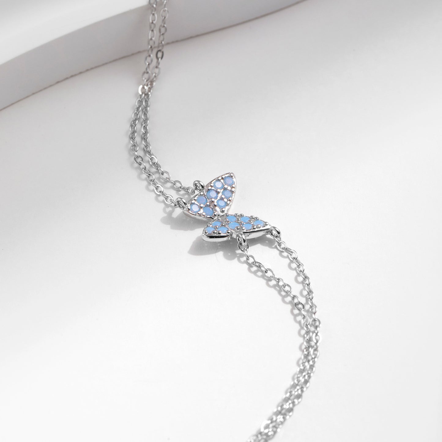 Planderful Everyday Genie Bracelet – Elegant Sterling Silver Butterfly Design