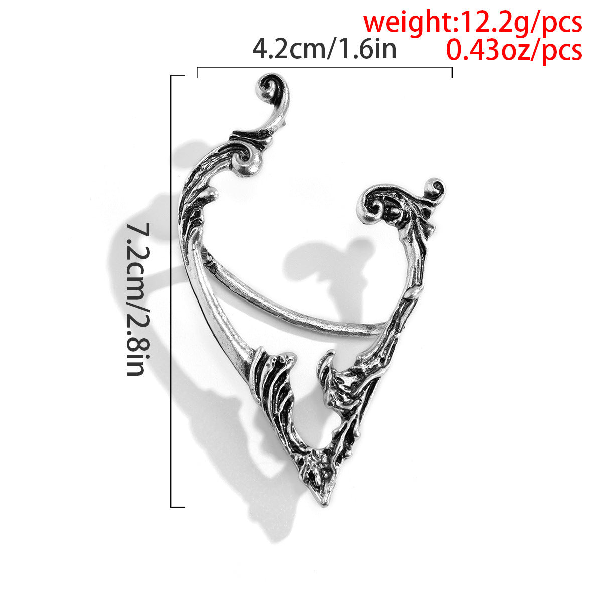 Planderful Halloween Outline Earrings For Women Retro European American Elf Studs Dark Wind Versatile Statement