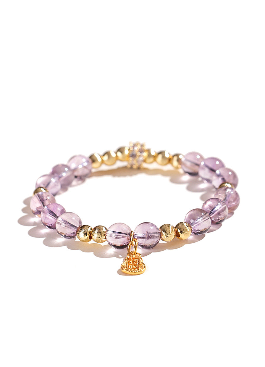 Planderful Fortune's Favor Amethyst Bracelet – High-End Fashion Statement