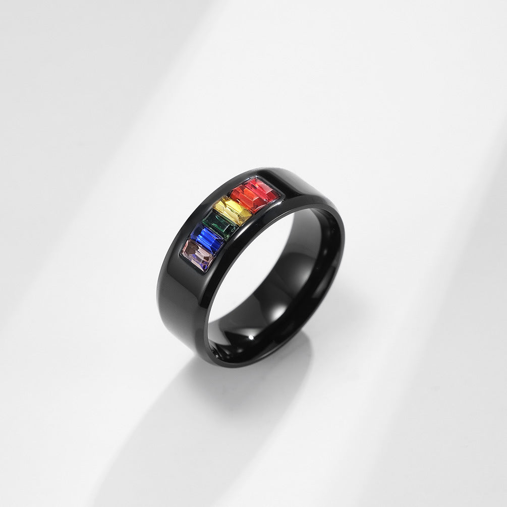 Elegant Titanium Steel Ring for Couples – Direct Sales