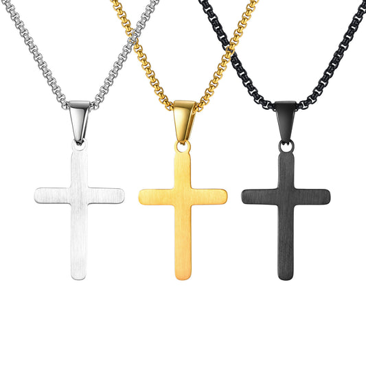 Cross Stainless Steel Necklace for Men