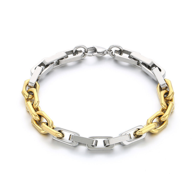 Planderful Personalized Men's Titanium Steel Bracelet