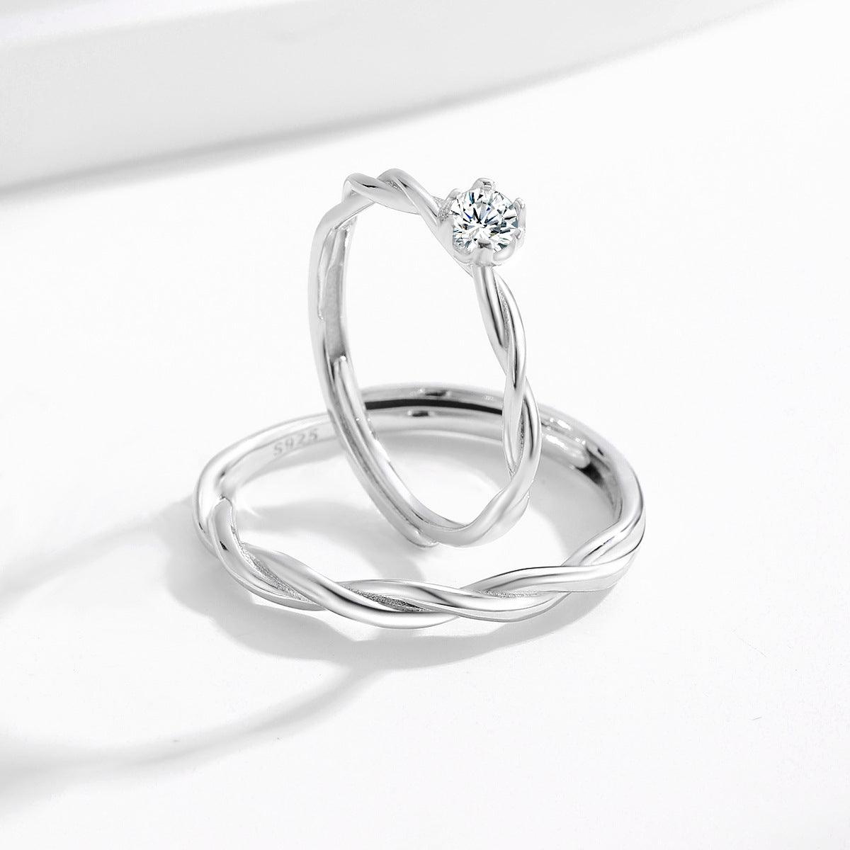 Fan S925 Sterling Silver Ring