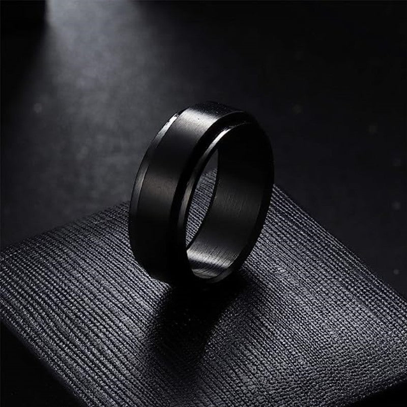 Planderful Everyday Genie Rotatable Titanium Steel Ring For Men And Women Unisex Protection Statement