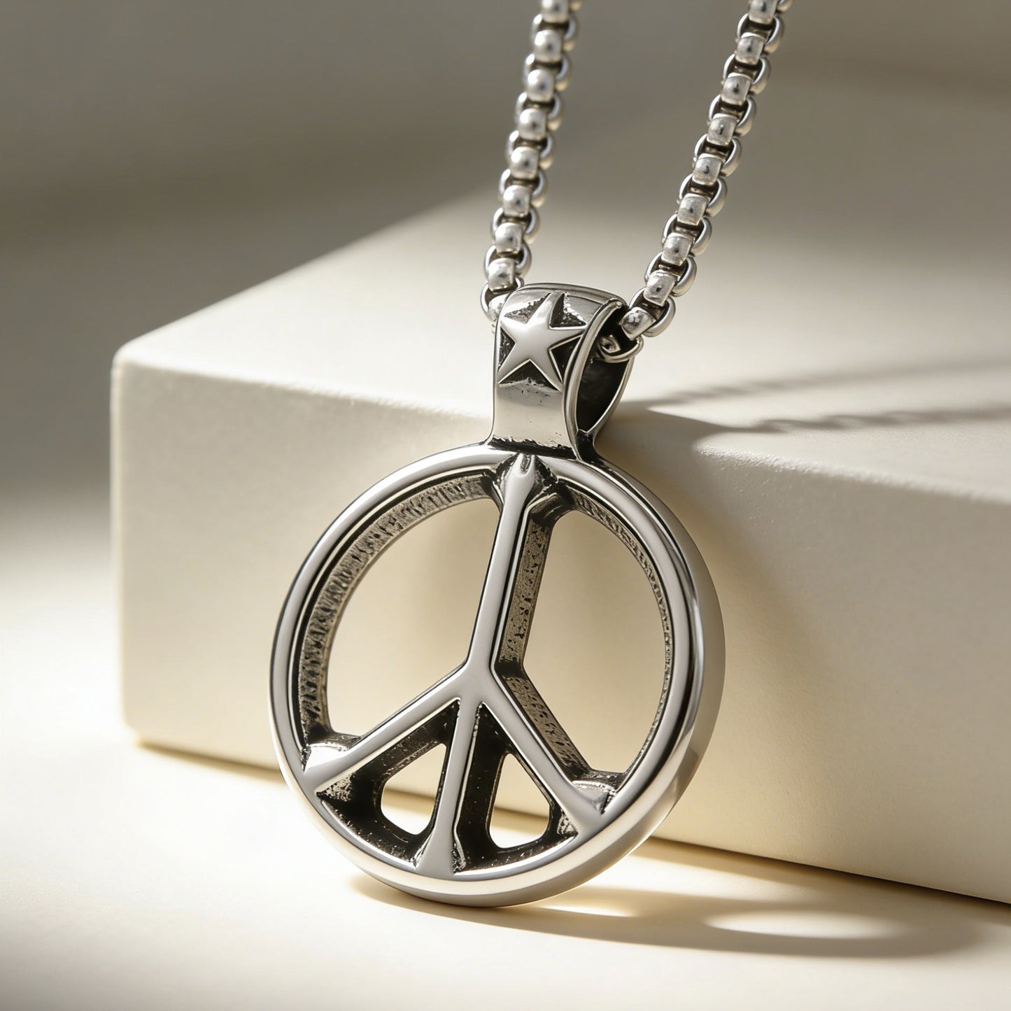 Peace Pendant For Unisex Style Retro Anti War Logo Shield By Planderful Everyday Genie