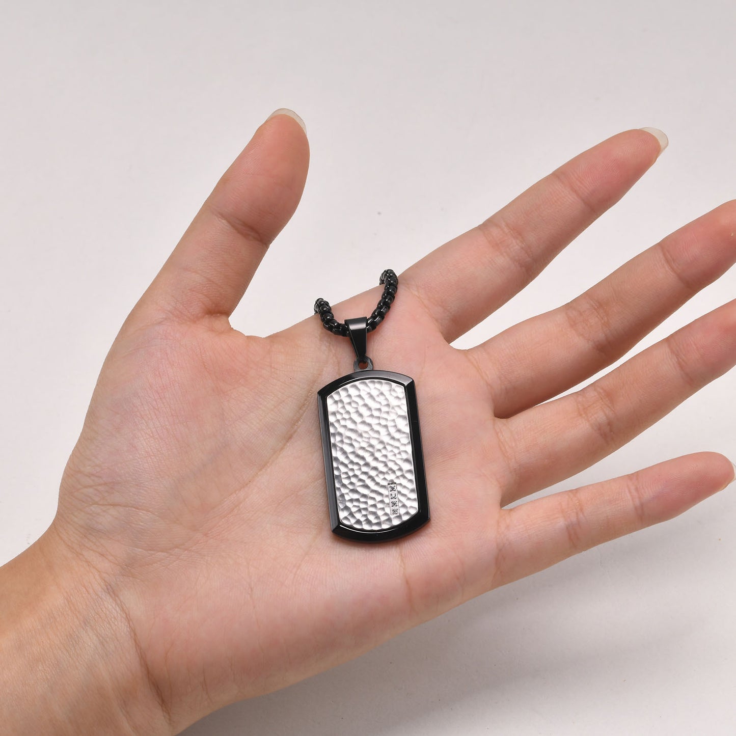 European And American Accessories Stainless Steel Hammer Pendant Necklace For Men