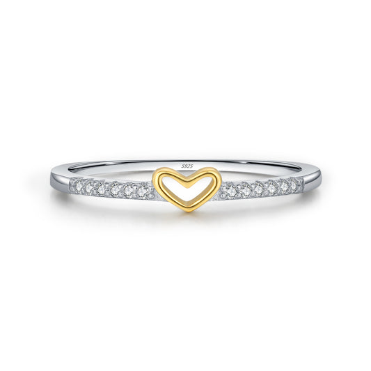 Planderful Everyday Genie Ring – Irregular Love Design with Shining Zircon